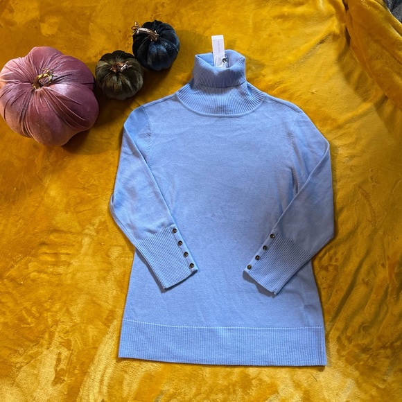 New York & Company Tops - NWT NY & C Sweatshirt Blue Small